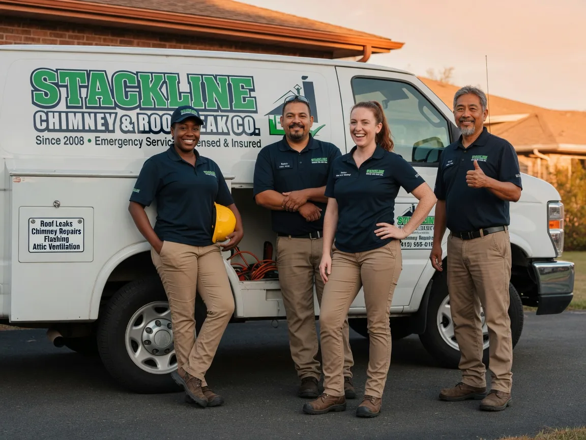 Chimney flashing repair company in Lincoln, IA